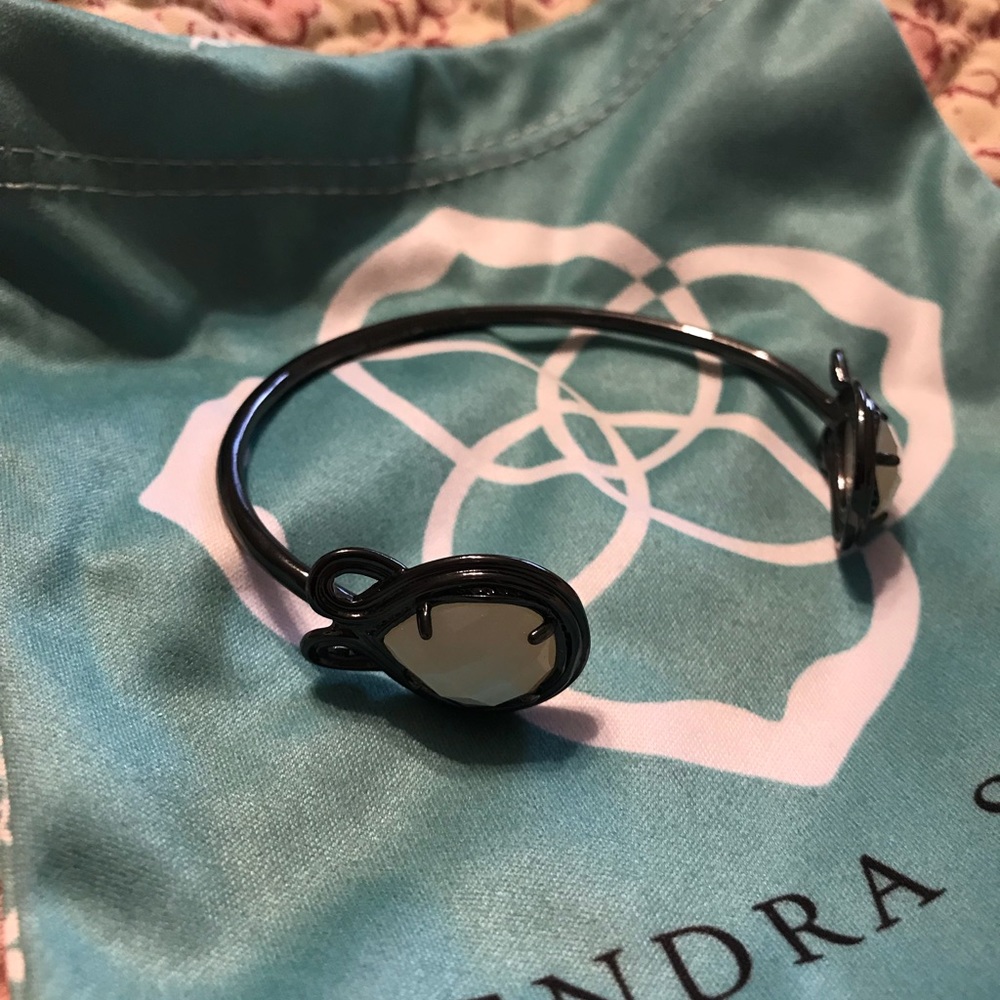 Kendra Scott Gunmetal Andy with Pearl